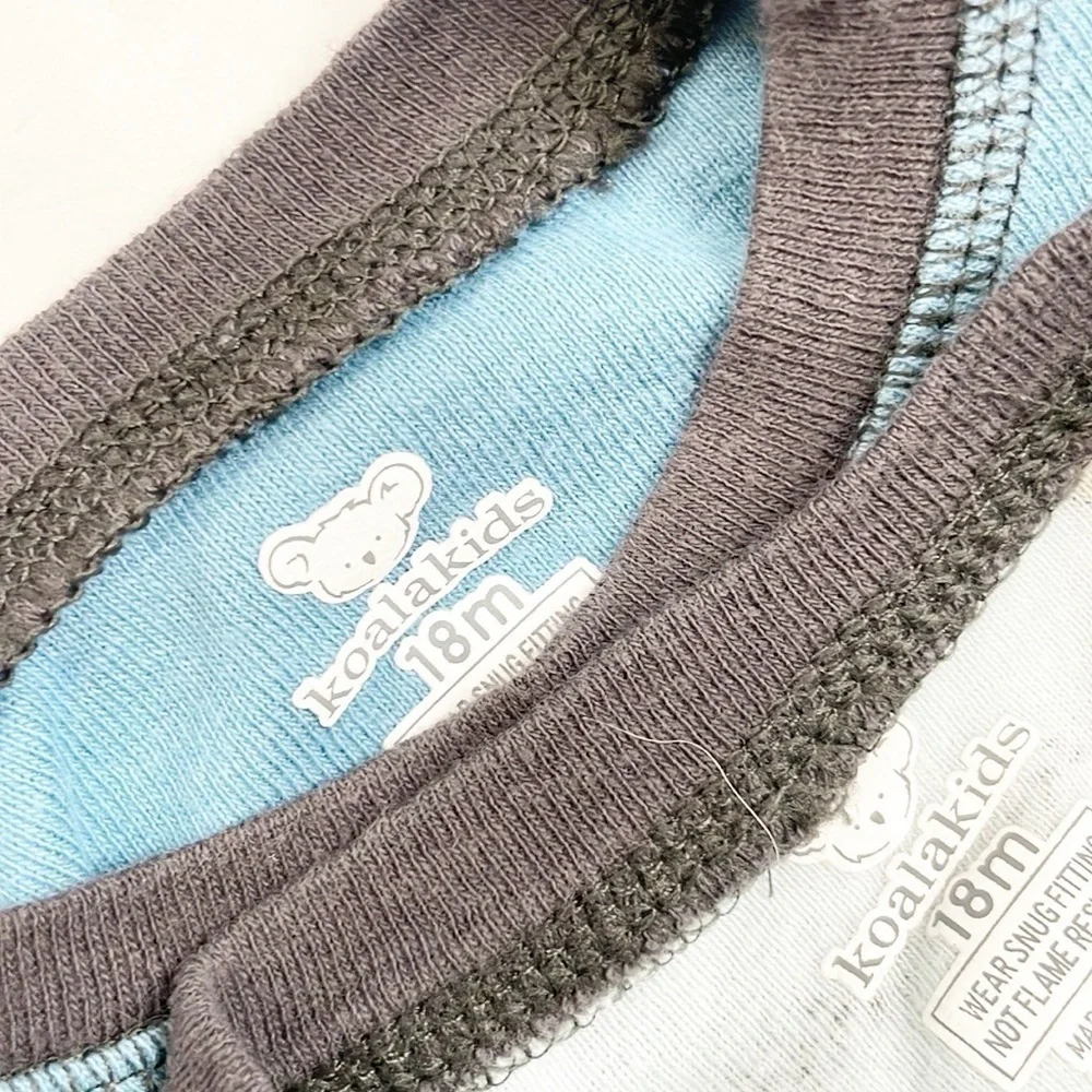 Koala Kids baby boys long sleeve pajama tops